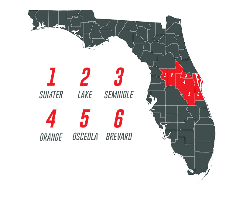 Central Florida Map By County 2024 Schedule 1 5531
