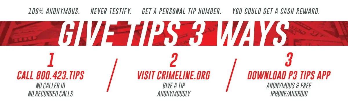 A poster with the words " tips 3 v 2 " written in red.